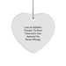 Athletic Trainer Heart Ornament Funny Quote Gifts from Men to Men for Christmas Unique - Image 1