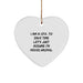 Funny CFO Gifts, Heart Ornament for Christmas, 'I Am A Cfo. To Save Time Let's Just Assume I'm Never Wrong.' Quote, Gifts from Friends for CFO - Image 1