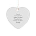 Funny Correctional Officer Gifts for Men - Heart Ornament 'I'm Never Wrong' - Christmas Unique Presents - Image 1