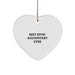 Funny Accountant Heart Ornament Gifts from Friends and Family for Best Effin' Accountant Ever - Unique Christmas Memorable Presents for Accountant Men and Women - Image 1