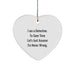 Detective Heart Ornament Funny Gift for Detective Lover's Christmas Unique Presents - Image 1