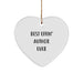 Funny Author Heart Ornament Gifts from Friends for Christmas Unique Author Gifts - Image 1