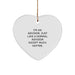 Funny Advisor Heart Ornament Gifts from Friends - I'm An Advisor Except Much Hotter, Heart Shaped Christmas Unique Gifts for Men, Women, Family, Coworkers - Image 1