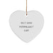 Funny Microbiologist Heart Ornament Gifts for Men, Women, Friends, Coworkers, Family, Best Effin' Microbiologist Ever Christmas Unique Presents from Loved Ones - Image 1