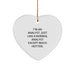 Funny Analyst Heart Ornaments Gifts for Coworkers Men Unique Christmas Unique Gifts from Friends - Image 1