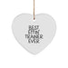 Funny Trainer Gifts from Friends for Christmas Unique Trainer Heart Ornament - Best Effin' Trainer Ever - Image 1