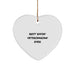 Funny Veterinarian Gifts for Christmas, Heart Ornament Best Effin' Veterinarian Ever Quote, Gifts from Friends to Veterinarian, Unique Christmas Unique Gifts - Image 1