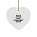 Funny Vice President Gifts from Men to Vice President, Heart Ornament, Christmas Unique Gifts for Vice President - Image 1