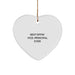 Funny Vice-principal Gifts from Friends, Heart Ornament, Best Effin' Vice-principal Ever Christmas Unique Gift for Vice-principal - Image 1