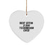 Funny X-Ray Technician Gifts for Men - Heart Ornament Best Effin' X-ray Technician Ever - Image 1