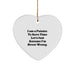 Funny Painter Gifts from Men to Women - Heart Ornament for Christmas - I Am A Painter. To Save Time Let's Just Assume I'm Never Wrong. - Image 1