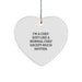 Funny Chef Heart Ornament Gifts from Friends for Christmas, I'm A Chef. Just Like A Normal Chef Except Much Hotter. - Image 1
