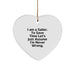 Funny Sailor Gifts from Friends for Men - Heart Ornament - 'I Am A Sailor. To Save Time Let's Just Assume I'm Never Wrong.' Christmas Unique Gifts - Image 1