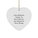 Funny Substitute Teacher Heart Ornament, Gifts for Substitute Teacher, Christmas Unique Gifts, Sent by Friends, Family, Coworkers, Men, Women - Image 1