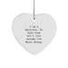 Funny Quote Waitress Heart Ornament Gifts from Friends for Coworkers Christmas Unique Presents - Image 1