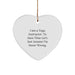 Funny Yoga Instructor Heart Ornament Gifts from Friends, Perfect for Yoga Instructor, Christmas Unique Gifts - Image 1