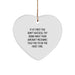Funny Aircraft Mechanic Gifts for Men Unique Heart Ornament from Friends, Christmas Unique Gifts for Friends, Family - Image 1