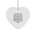 Funny Ambulance Driver Gift, Heart Ornament for Ambulance Driver Friend, Christmas Unique Gifts from Family to Ambulance Driver - Image 1
