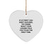 Funny Logger Gifts Men's Heart Ornament, Gift for Logger from Friends, Men's Logger Christmas Unique Gifts - Image 1