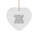Funny Magistrate Gifts from Friends, Christmas Unique Gifts for Men, Heart Ornament with Inspirational Quote - Image 1