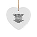 Funny Mechanic Gifts from Friends for Mechanic Heart Ornament Christmas Unique Gifts - Image 1