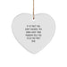 Funny Musician Heart Ornament Gifts from Friends for Musician Men Christmas Unique Gifts - Image 1