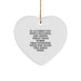 Funny Nurse Practitioner Gifts from Family - If At First You Don't Succeed Heart Ornament for Nurse Practitioner Christmas Unique Gifts - Image 1