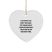 Funny Optometrist Gifts from Men - Heart Ornament If At First You Don't Succeed, Try Doing What Your Optometrist Told You To Do The First Time for Christmas Unique Gifts - Image 1