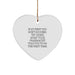 Funny Pharmacist Gifts from Friends for Christmas - Heart Ornament with 'If At First You Don't Succeed' Quote, Unique Christmas Unique Gifts for Pharmacist - Image 1