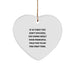Funny Principal Gifts for Men - If At First You Don't Succeed Heart Ornament, Gifts from Men to Principal, Perfect for Christmas Unique Gifts - Image 1