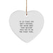 Funny Quilter Heart Ornament Gifts from Friends for Men Women Christmas Unique Gifts - Image 1