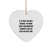 Funny Radiation Therapist Gifts for Men Women Friends Family - Heart Ornament Quote - Christmas Unique Gifts from Friends and Family - Image 1