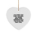 Funny Reporter Gifts from Friends and Family, Heart Ornament for Reporter Lovers on Christmas Unique Gifts - Image 1