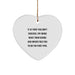 Funny School Bus Driver Gifts from Men to School Bus Drivers, Heart Ornament for Christmas Unique Presents - Image 1