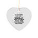 Funny Security Guard Gifts from Friends, Heart Ornament for Men Women Coworkers, If At First You Don't Succeed, Try Doing What Your Security Guard Told You To Do The First Time. - Image 1