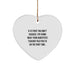 Funny Substitute Teacher Heart Ornament Gifts from Friends for Men Women Coworkers Christmas - Image 1