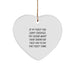 Funny Surveyor Heart Ornament Gifts from Friends for Surveyor at Christmas Unique - Image 1