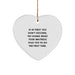 Funny Waitress Gift Idea, Heart Ornament for Her, Christmas Unique Gifts from Friends, Coworkers, Family - Image 1