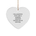 Funny Dentist Gifts for Christmas - 'I'm A Dentist...' Heart Ornament from Friends - Image 1