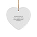 Funny Backpacking Gifts from Friends to Family - Heart Ornament for Christmas Unique Gifts for Backpackers - Image 1