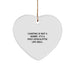 Funny Camping Heart Ornament Gifts from Men to Camping Friends for Christmas - Image 1