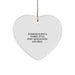 Funny Running Motivation Heart Ornament Gifts from Friends for Men and Women - Running Is Not A Hobby Its A Post-apocalyptic Life Skill Christmas Unique Decorations - Image 1