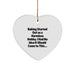 Funny Baking Gifts from Men to Women Baking Enthusiasts Heart Ornament Christmas Unique Gifts - Image 1