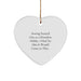 Funny Sewing Gifts from Family to Friends - Heart Ornament for Sewing Enthusiasts, Perfect for Christmas Unique Gifts - Image 1