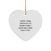 Funny Leather Tooling Gifts for Women from Men, Heart Ornament Unique Christmas Unique Gifts for Leather Tooling Enthusiasts - Image 1