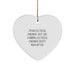 Electrical Engineer Heart Ornament, Funny Quote: 'I'm An Electrical Engineer. Just Like A Normal Electrical Engineer Except Much Hotter.' Gifts from Friends to Coworkers, Perfect for Christmas - Image 1