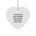 Funny Makeup Enthusiasts Gifts from Friends, Family, Coworkers - Heart Ornament for Makeup Lovers on Christmas Unique Gifts Day - Image 1