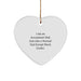 Funny Accountant Gifts from Dad - Heart Ornament for Accountant Men, Accountant Christmas Unique Gifts with Quote 'I Am An Accountant Dad' - Image 1