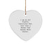 Funny Air Traffic Controller Gifts from Dad - Heart Ornament for Air Traffic Controller Family - Christmas Unique Gifts for Air Traffic Controller Husband - Image 1