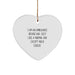 Ambulance Driver Dad Heart Ornament, Funny Ambulance Driver Gifts, Christmas Unique Presents for Ambulance Driver Men, Gifts from Dad to Ambulance Driver - Image 1